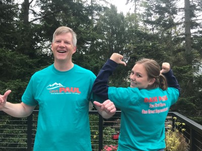 State Representative Dave Paul (D-Oak Harbor) and daughter Beth.