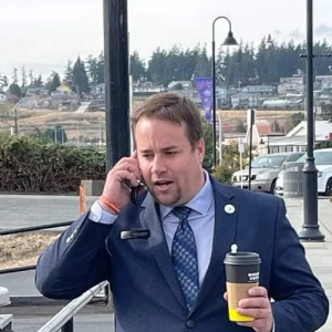 Oak Harbor City Councilman and mayoral candidate Shane Hoffmire