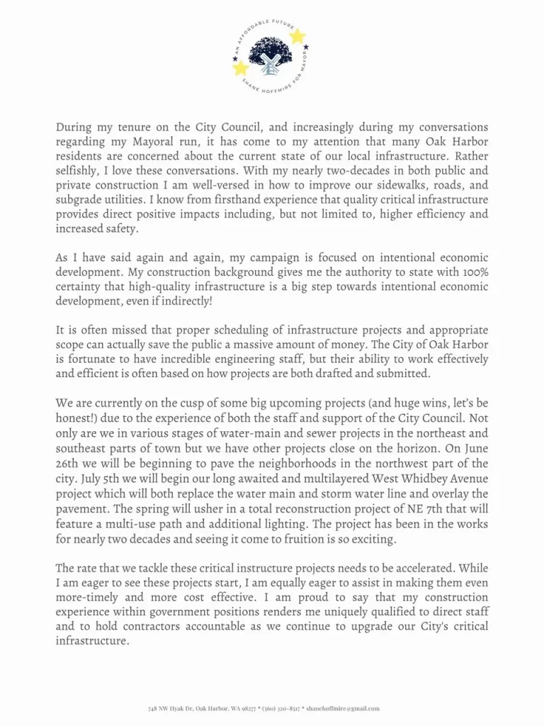 Shane Hoffmire: "Uniquely Qualified"