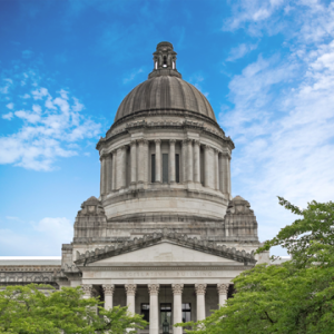 Washington State Capitol, home of the state legislature